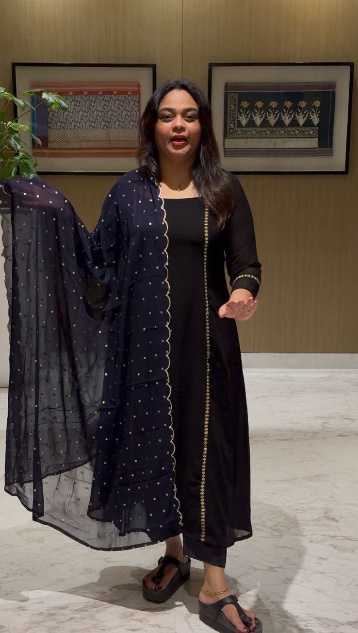 IHA'S IN-HOUSE DESIGNER TOP AND DUPATTA - IHA 29371