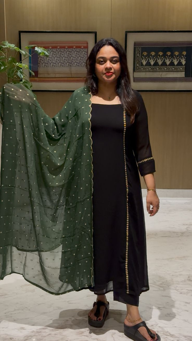 IHA'S IN-HOUSE DESIGNER TOP AND DUPATTA - IHA 29371