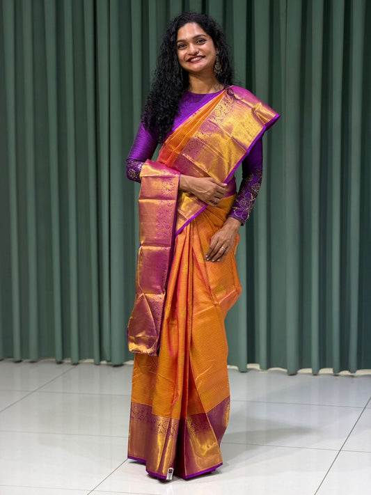 DESIGNER KANCHIPUARAM SILK SAREES - IHA 30743