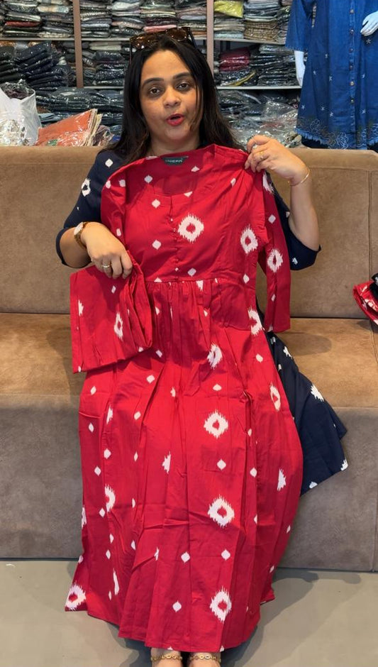 COTTON PRINTED TOP AND BOTTOM - IHA 29806