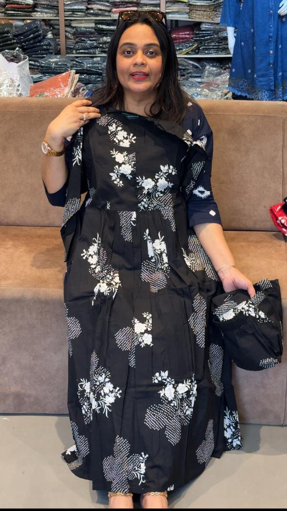 COTTON PRINTED TOP AND BOTTOM - IHA 29806