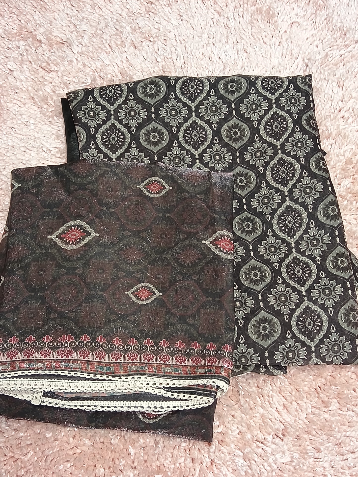 OFFER SALES UNSTITCHED SALWAR SUITS -  IHA 34761
