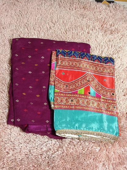 OFFER SALES UNSTITCHED SALWAR SUITS -  IHA 34855