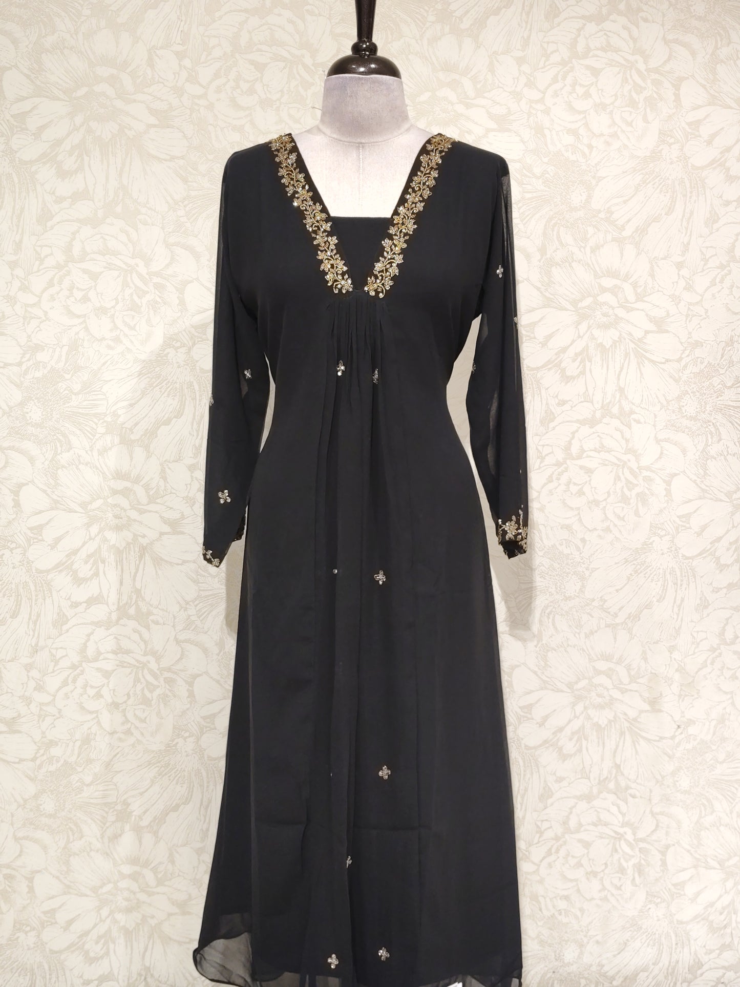 MUL CHANDERI  AND GEORGETTE TOPS ONLY - IHA ALAPPUZHA COLLECTIONS -  IHA 27186