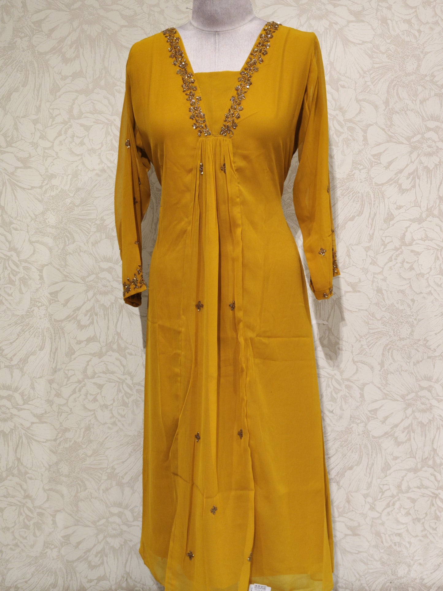 MUL CHANDERI  AND GEORGETTE TOPS ONLY - IHA ALAPPUZHA COLLECTIONS -  IHA 27186
