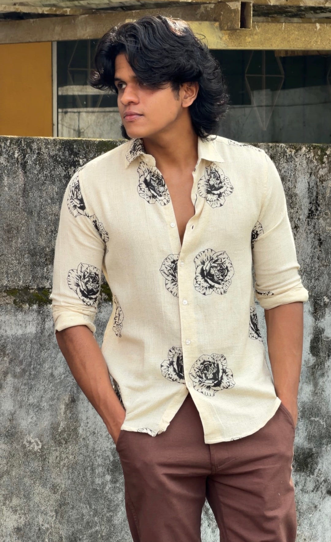 MEN'S PRINTED SHIRT - IHA 33922