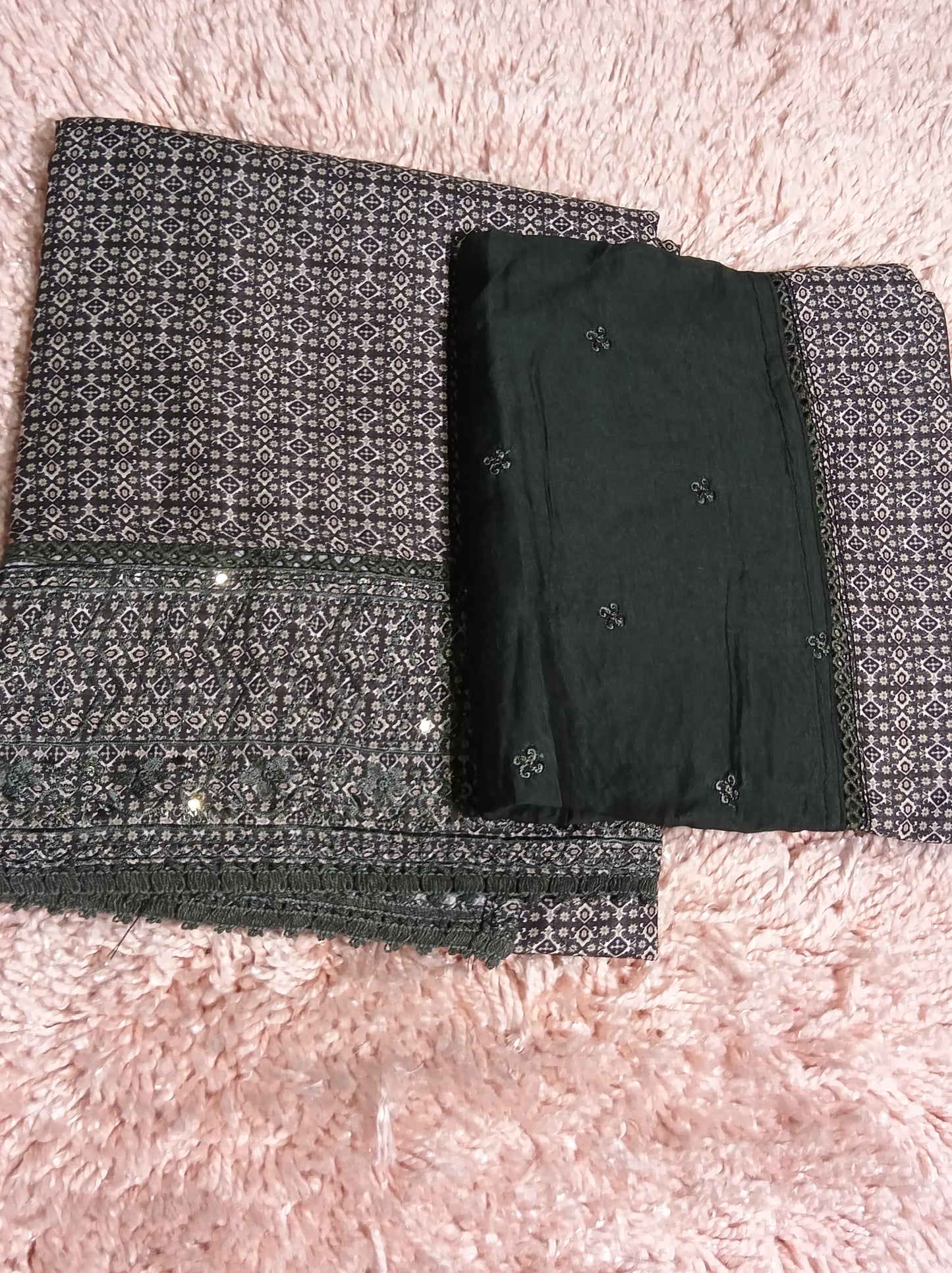 OFFER SALES UNSTITCHED SALWAR SUITS -  IHA 34855
