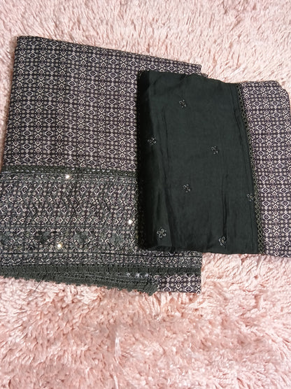 OFFER SALES UNSTITCHED SALWAR SUITS -  IHA 34855