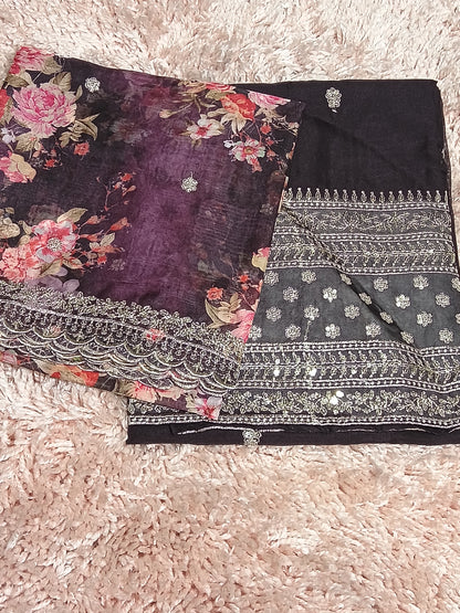OFFER SALES UNSTITCHED SALWAR SUITS -  IHA 34827