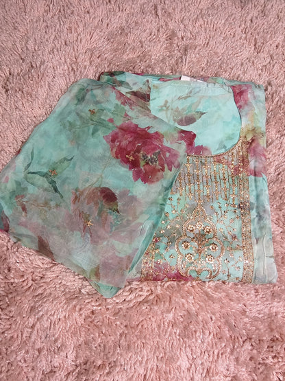 OFFER SALES UNSTITCHED SALWAR SUITS -  IHA 34955