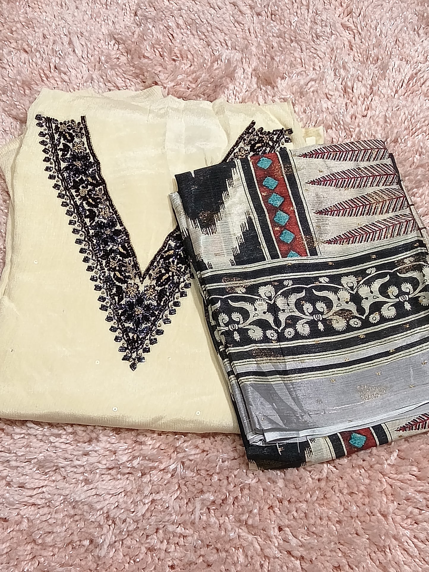 OFFER SALES UNSTITCHED SALWAR SUITS -  IHA 34607