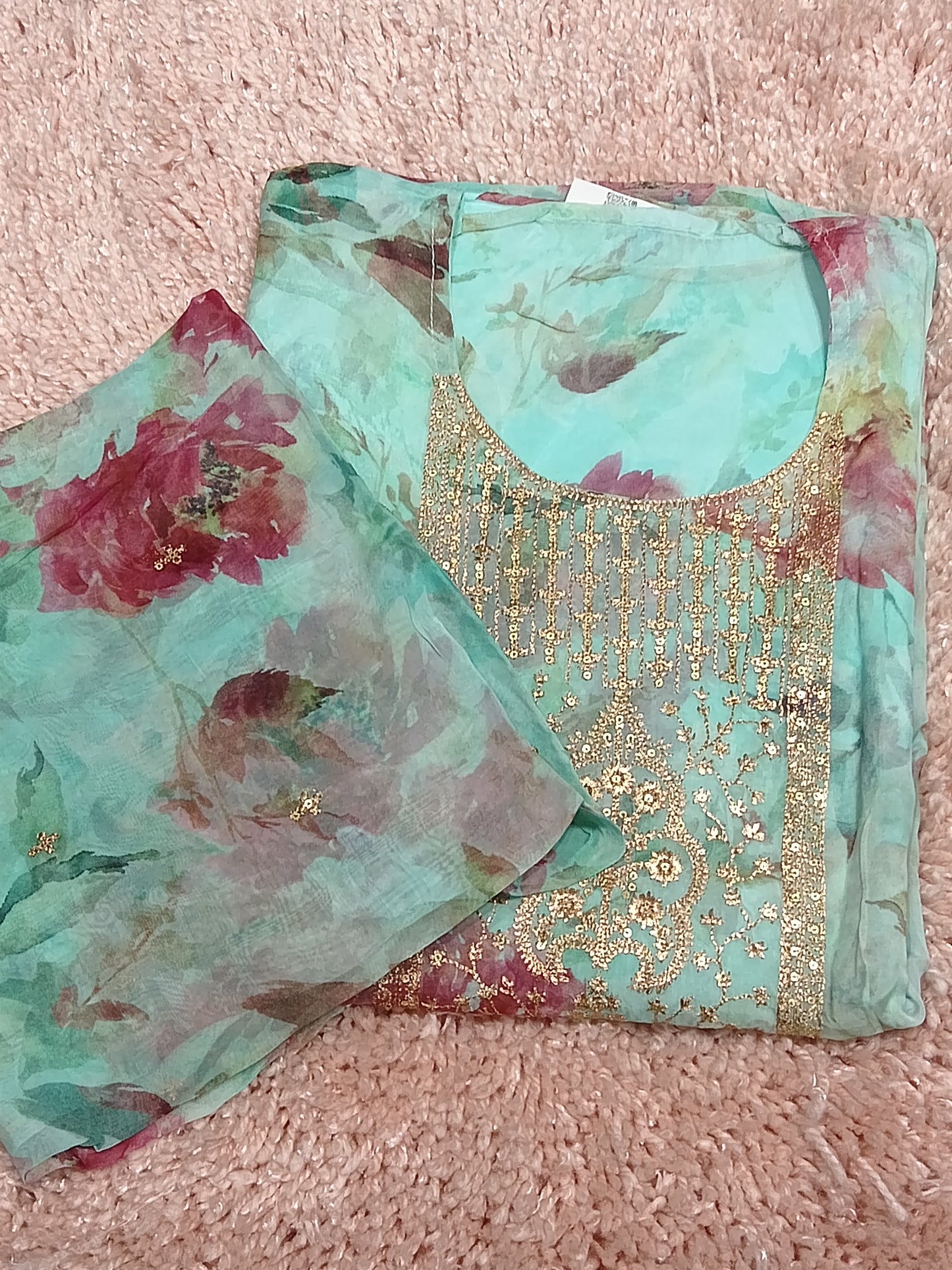 OFFER SALES UNSTITCHED SALWAR SUITS -  IHA 34585