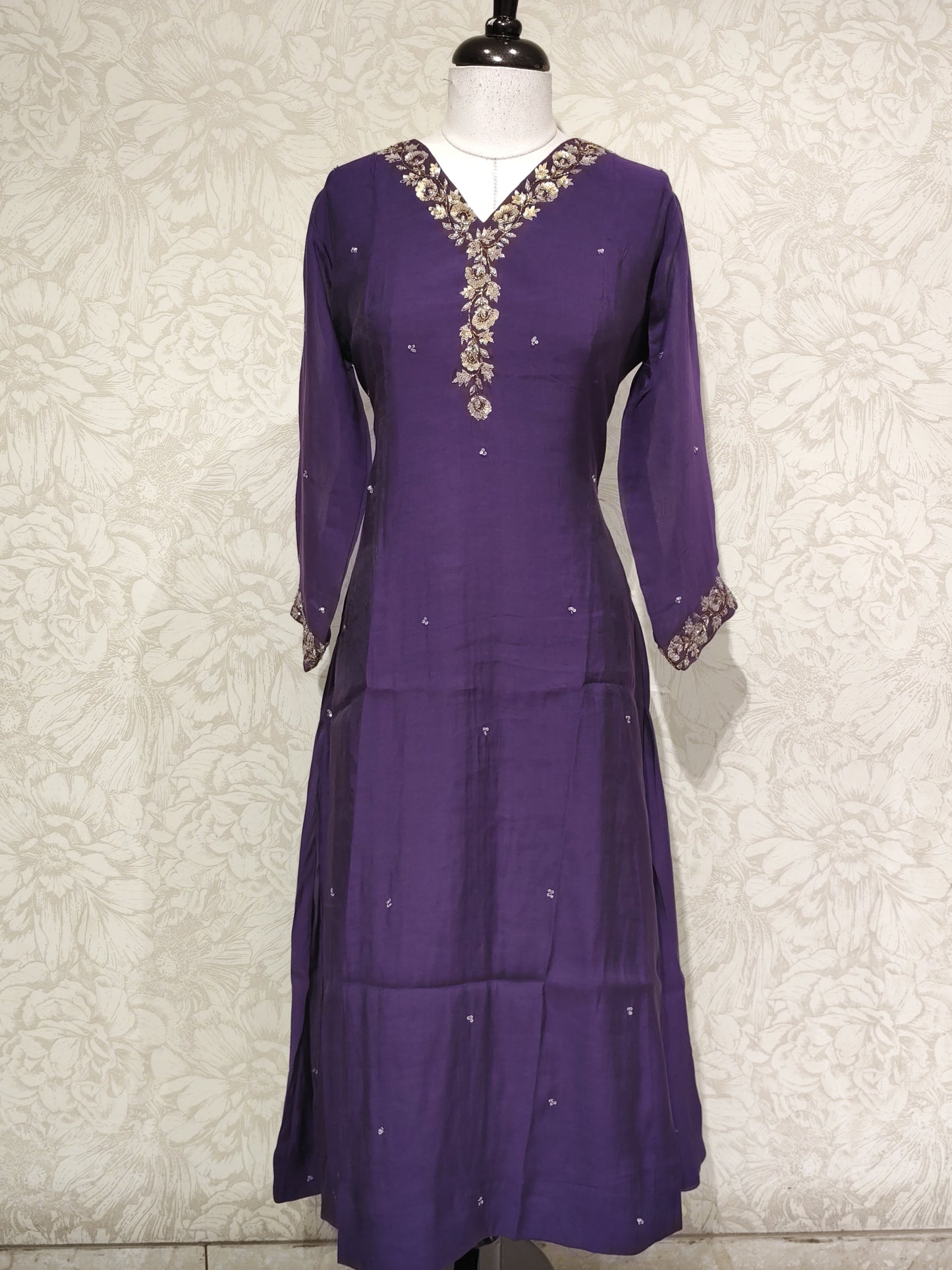 MUL CHANDERI  AND GEORGETTE TOPS ONLY - IHA ALAPPUZHA COLLECTIONS -  IHA 27186